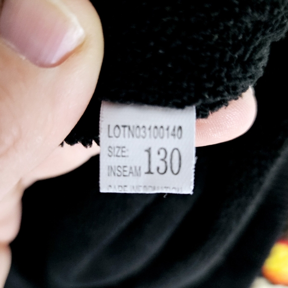 Mosaic portrait print crewneck pullover long sleeve fleece lined sweatshirt - Picture 6 of 7